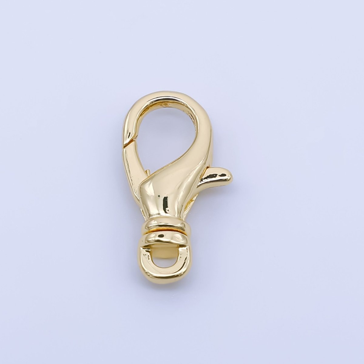 24K Gold Filled 15.6mm Lobster Clasp Charm Finding | Z1352 - DLUXCA
