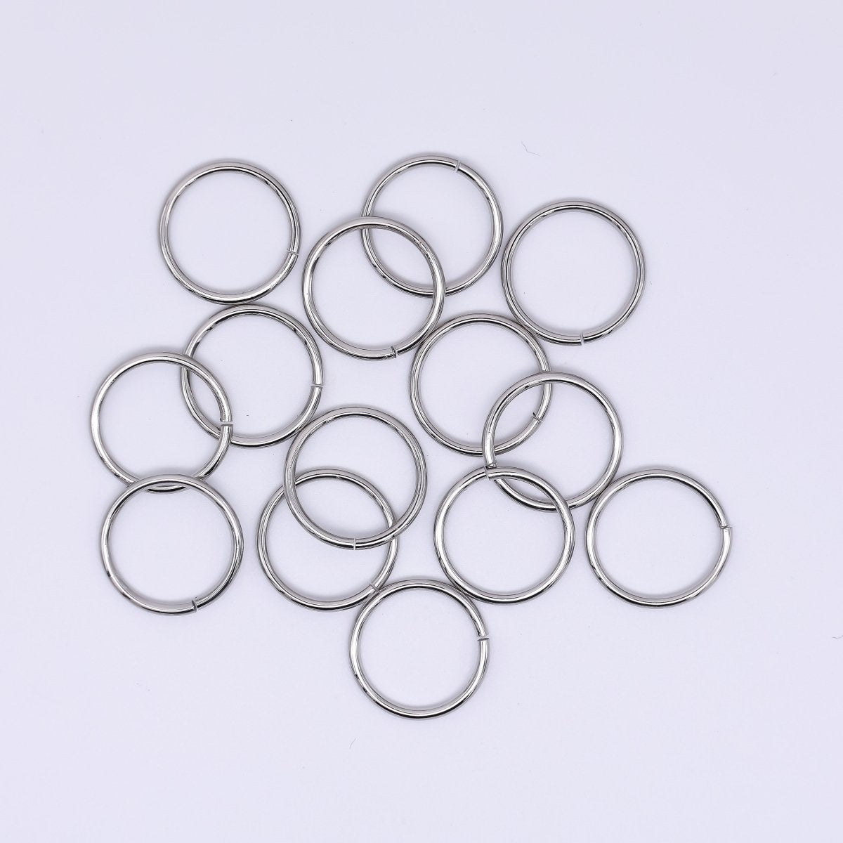 24K Gold Filled 18mm Big Circle Round Jumpring Findings in Gold & Silver | SP1639 - DLUXCA