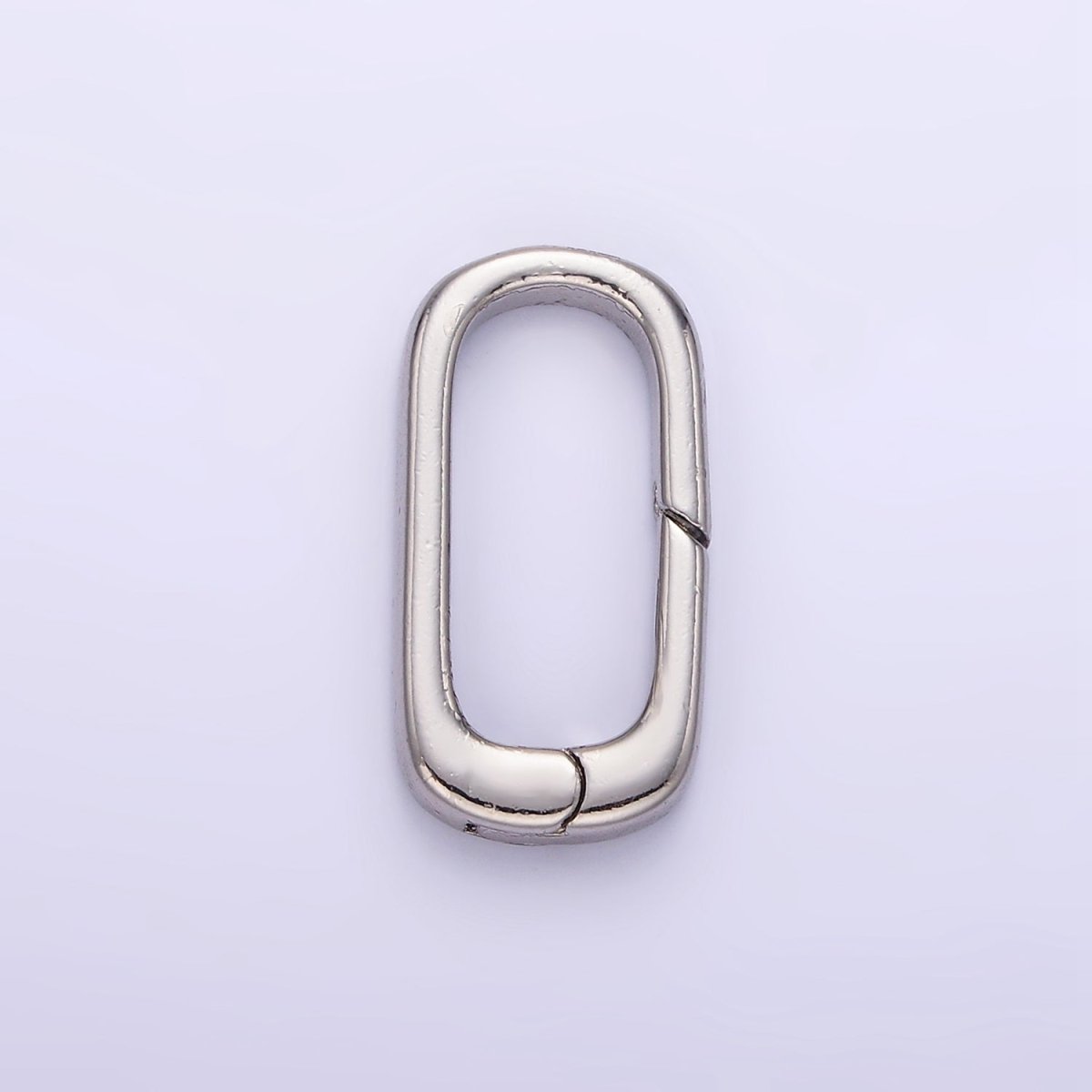 24K Gold Filled 20mm Rectangular Push Gate Findings in Gold & Silver | Z800 - DLUXCA