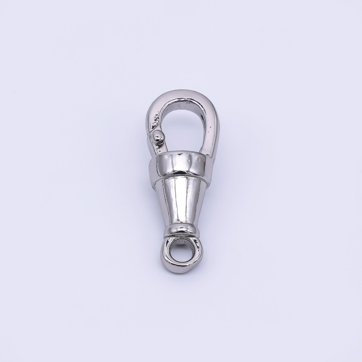 24K Gold Filled 23mm V - Cone Push Gate Closure Finding in Gold & Silver | Z - 1315 - DLUXCA