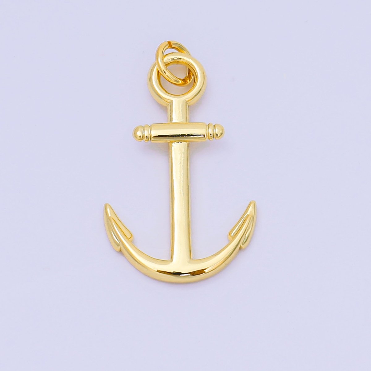 24K Gold Filled 24mm Deep Sea Ship Anchor Charm | AH - 644 - DLUXCA