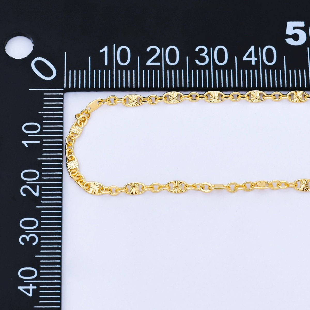 24K Gold Filled 2.4mm Drawn Cable Starburst Unfinished Chain by Yard | Roll - 1739 - DLUXCA