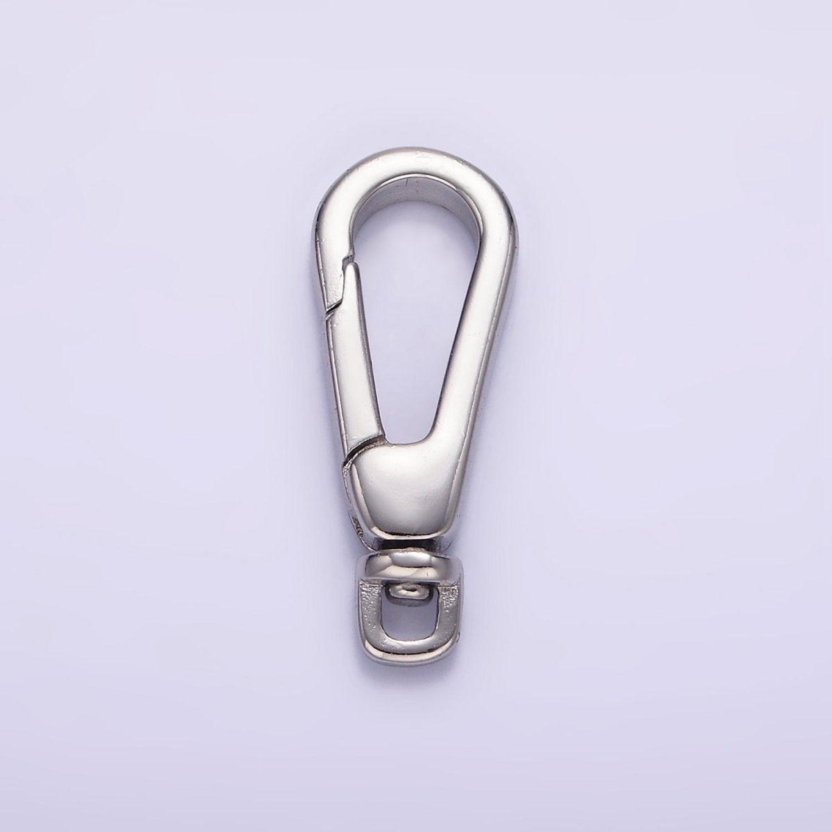 24K Gold Filled 25mm Push Lobster Clasps Spring Gate Swivel Hook Findings in Gold & Silver | Z797 - DLUXCA