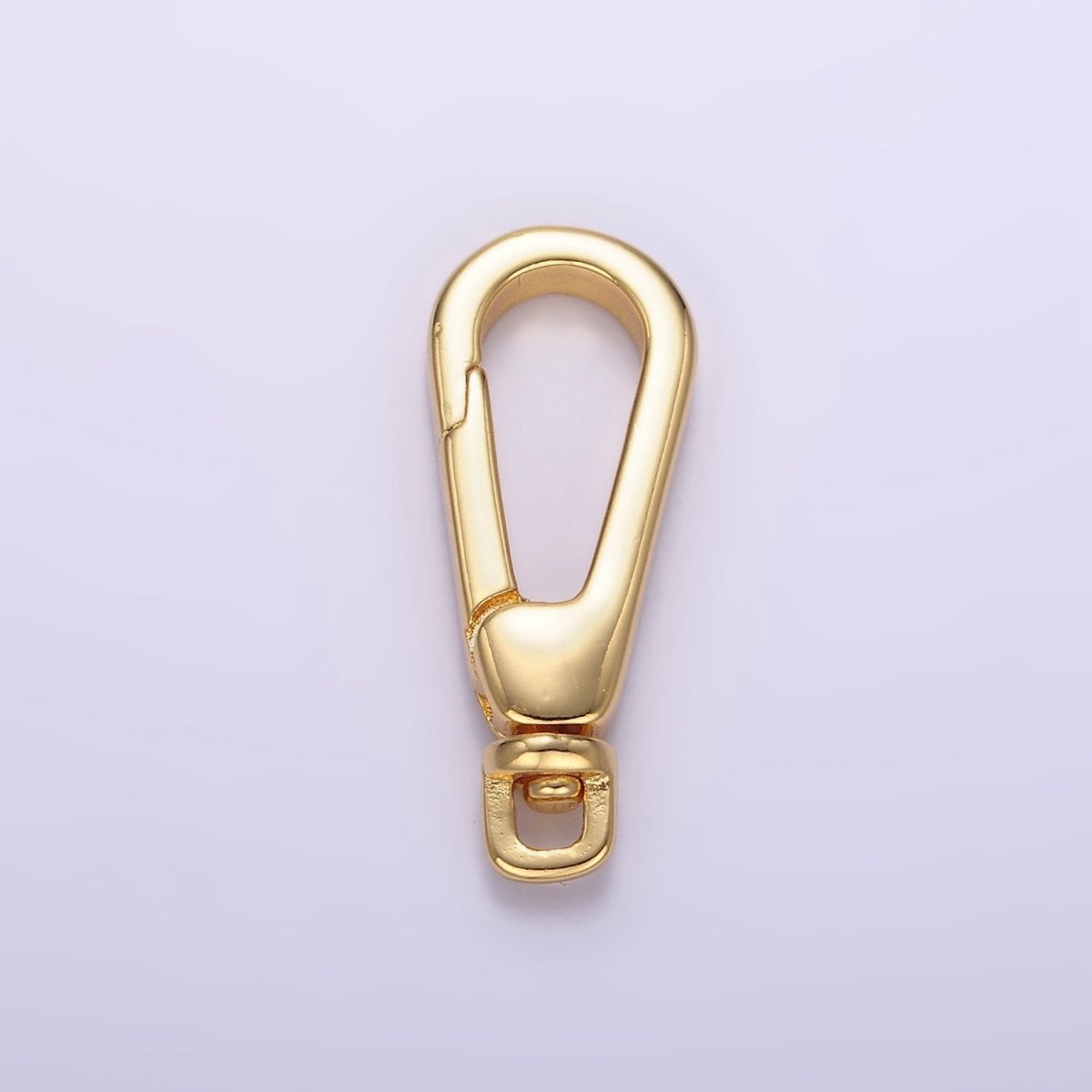 24K Gold Filled 25mm Push Lobster Clasps Spring Gate Swivel Hook Findings in Gold & Silver | Z797 - DLUXCA