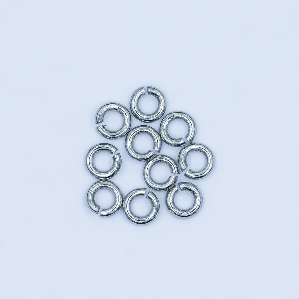 24K Gold Filled 3.5mm x 0.8mm Minimalist Jump Ring Finding Set in Gold & Silver | SP - 1615 - DLUXCA