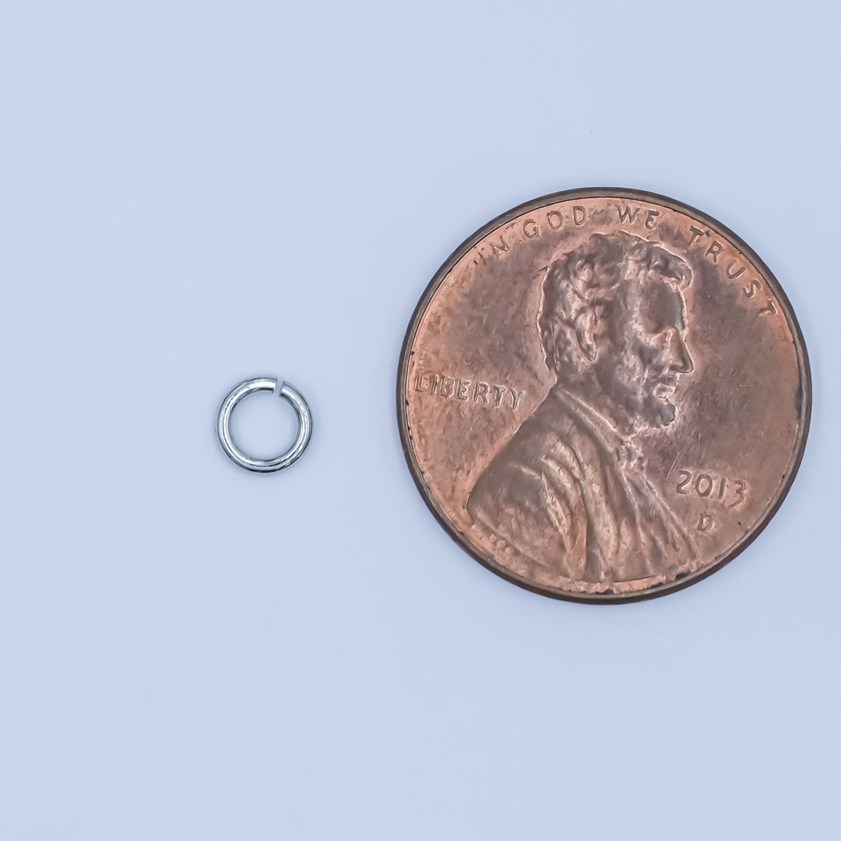 24K Gold Filled 4.5mm x 0.8mm ( 20 gauge ) Minimalist Jump Ring Finding Set in Gold & Silver | SP - 1619 - DLUXCA