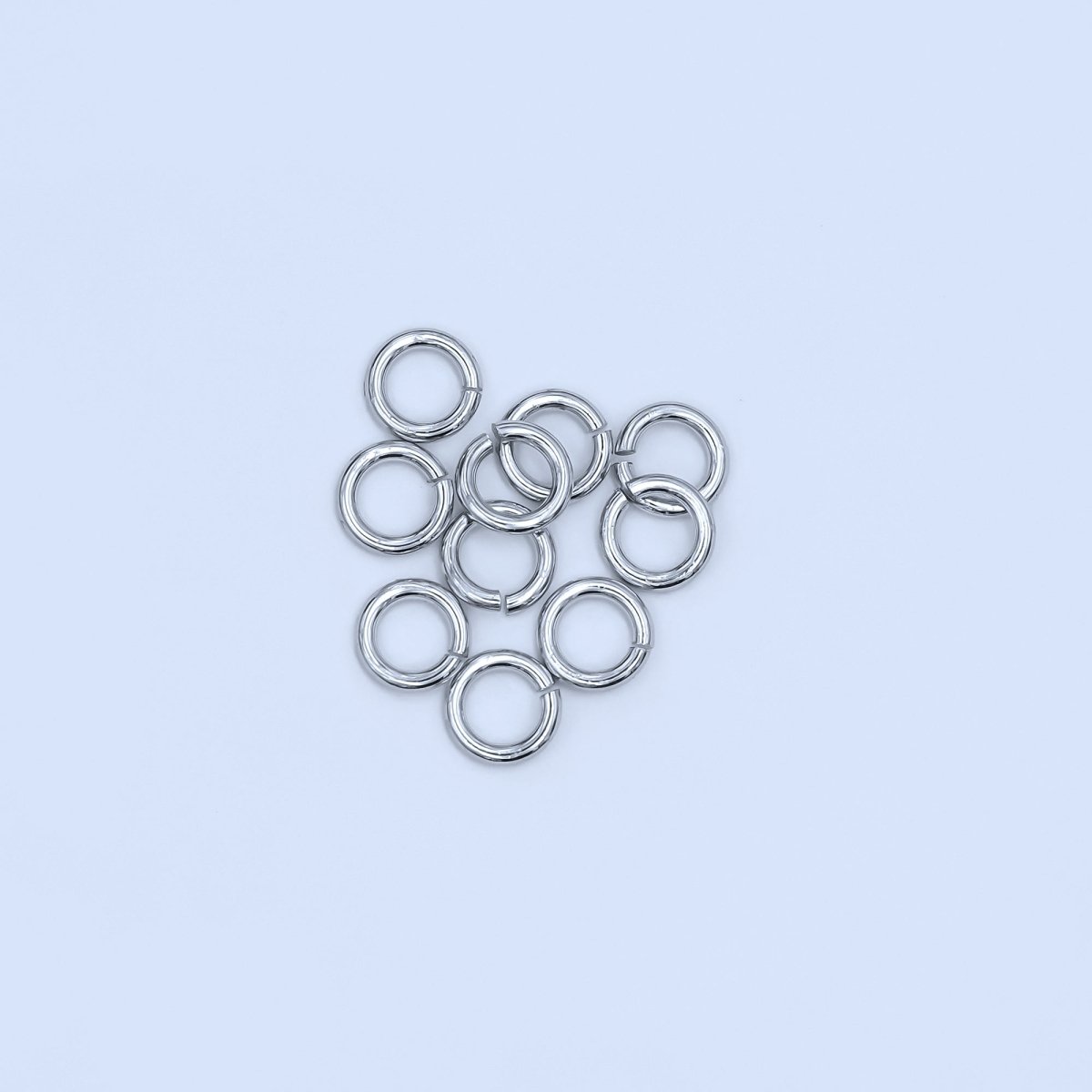24K Gold Filled 4.5mm x 0.8mm ( 20 gauge ) Minimalist Jump Ring Finding Set in Gold & Silver | SP - 1619 - DLUXCA
