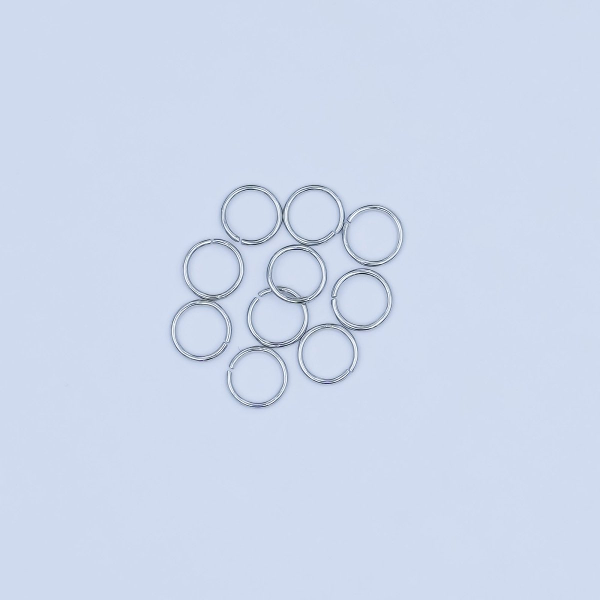 24K Gold Filled 4mm x 0.4mm ( 26 gauge )Minimalist Jump Ring Finding Set in Gold & Silver | SP - 1616 - DLUXCA