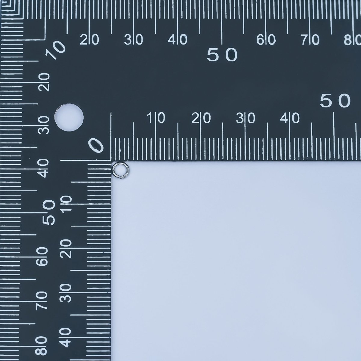 24K Gold Filled 4mm x 0.7mm Minimalist Jump Ring Set in Gold & Silver | SP - 1618 - DLUXCA