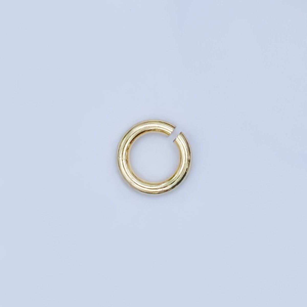 24K Gold Filled 4mm x 0.7mm Minimalist Jump Ring Set in Gold & Silver | SP - 1618 - DLUXCA