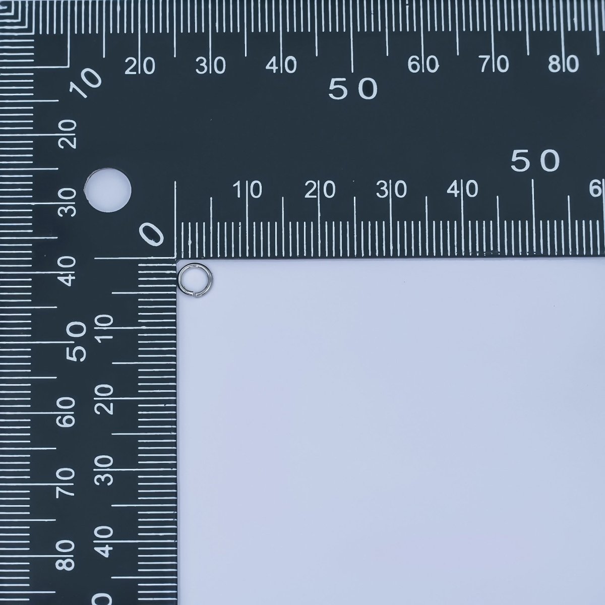 24K Gold Filled 5mm x 0.7mm Minimalist Jump Ring Set in Gold & Silver | SP - 1621 - DLUXCA