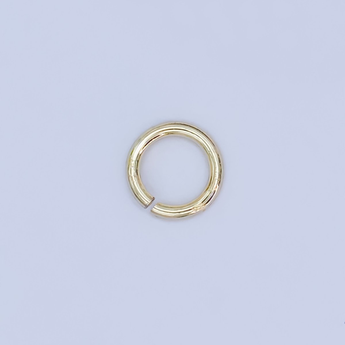 24K Gold Filled 5mm x 0.7mm Minimalist Jump Ring Set in Gold & Silver | SP - 1621 - DLUXCA