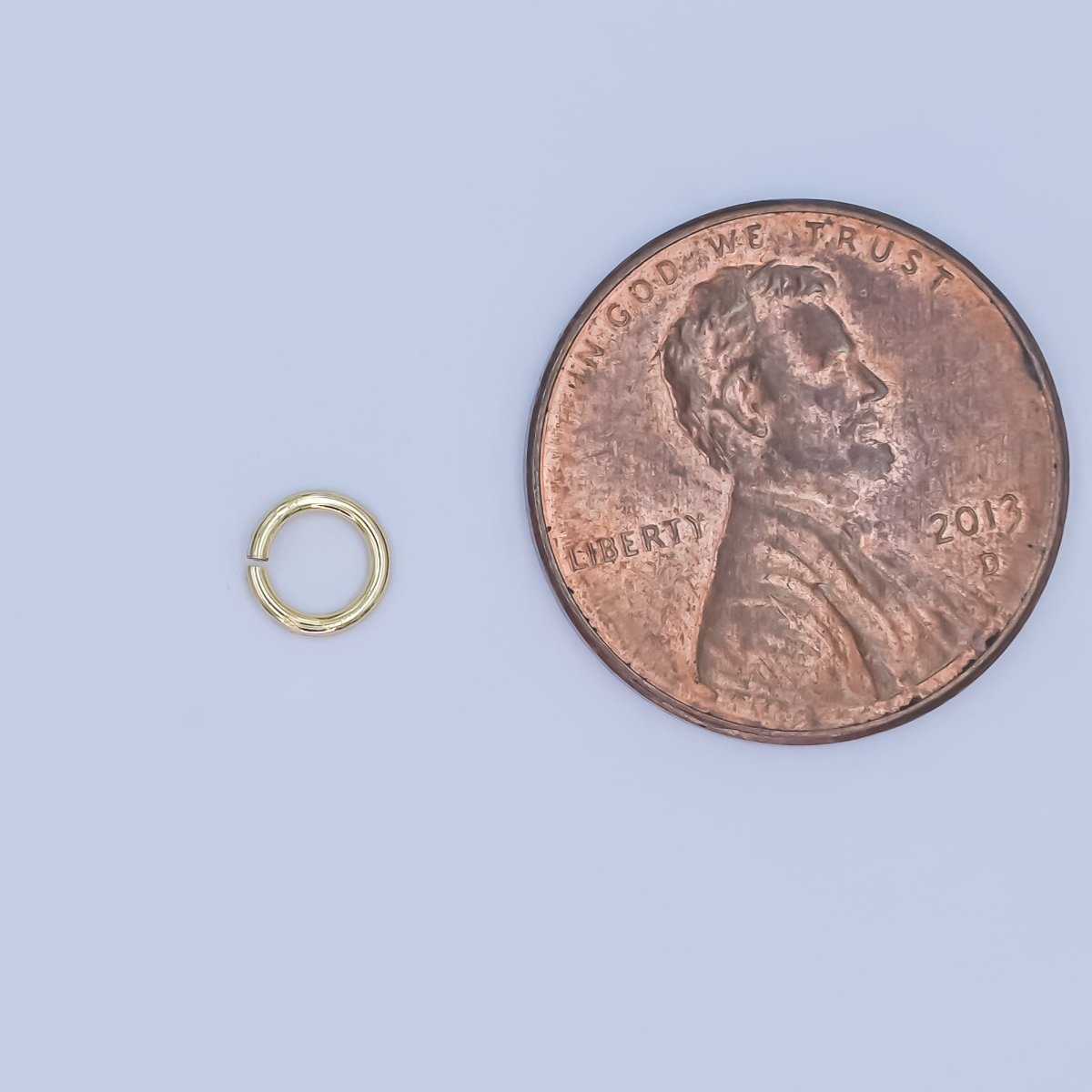 24K Gold Filled 5mm x 0.7mm Minimalist Jump Ring Set in Gold & Silver | SP - 1621 - DLUXCA