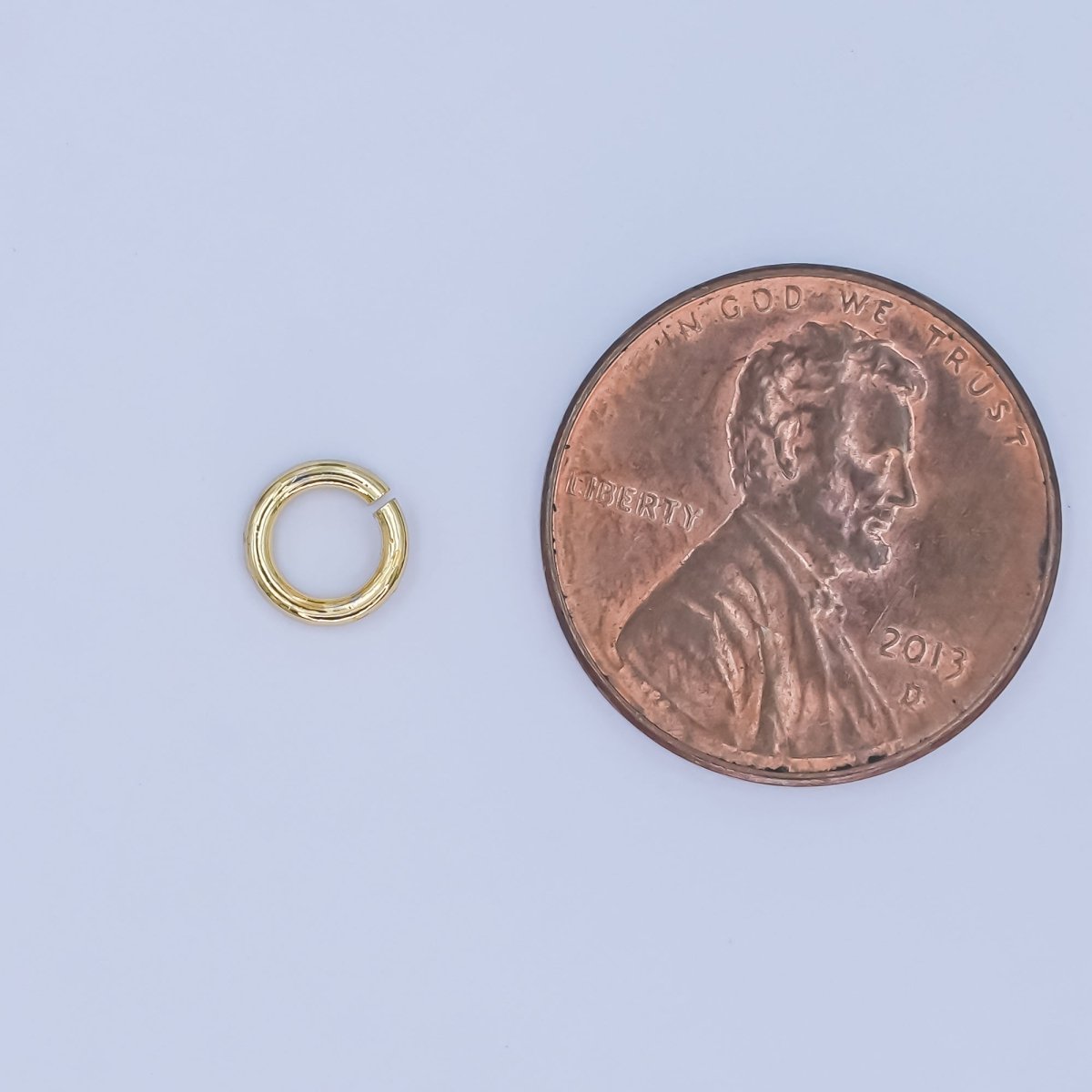 24K Gold Filled 6mm x 1mm ( 19 Gauge ) Minimalist Jump Ring Finding Set | SP - 1624 - DLUXCA