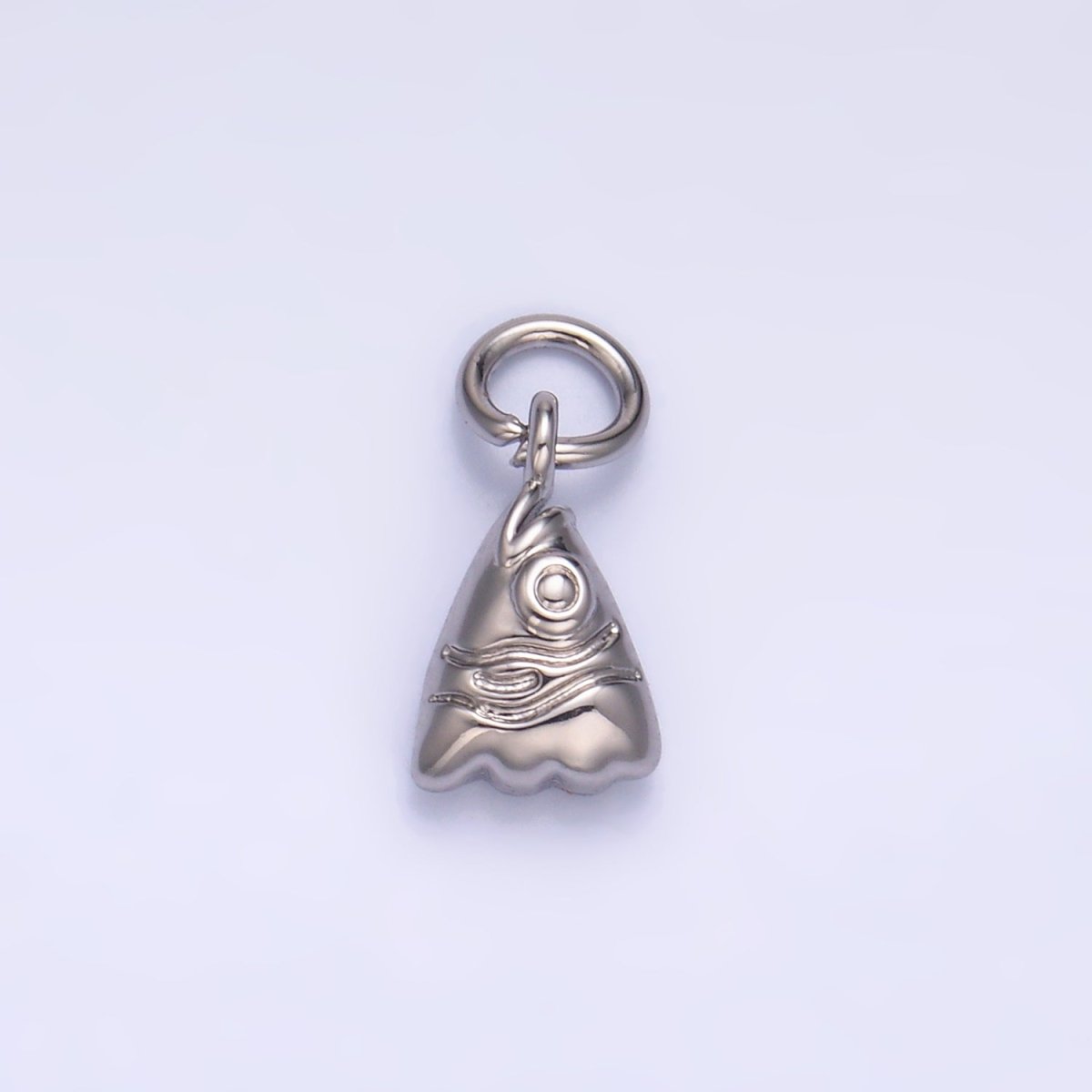 24K Gold Filled Animal Fish Head Mini Charm in Gold & Silver | W875 - DLUXCA
