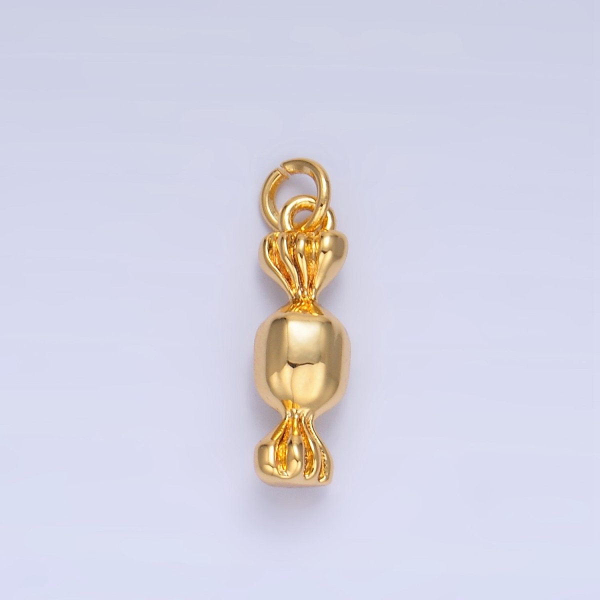 24K Gold Filled Candy Sweets Multidimensional 3D Charm in Gold & Silver | W138 - DLUXCA