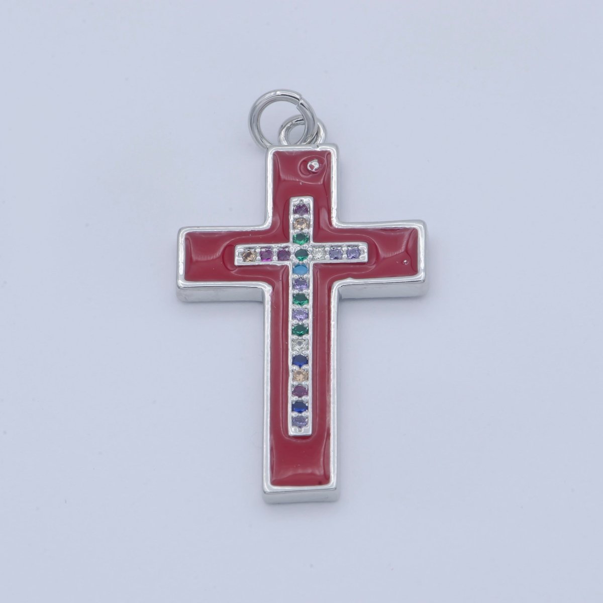 24K Gold Filled Cross Charm E - 215 - E - 217 E - 275 - DLUXCA