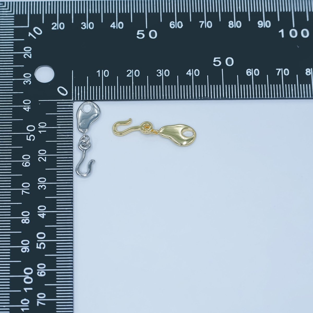 24K Gold Filled Geometric Hook Finding in Gold & Silver | Z1098 - DLUXCA