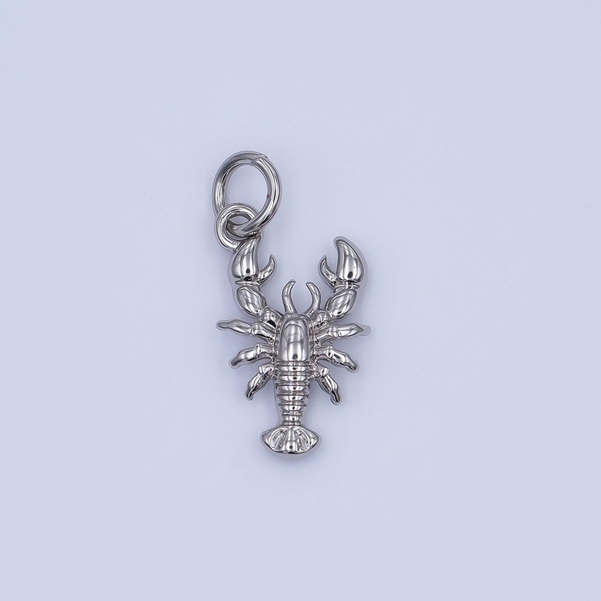 24K Gold Filled Lobster Multidimensional 3D Charm in Gold & Silver | AF476 - DLUXCA