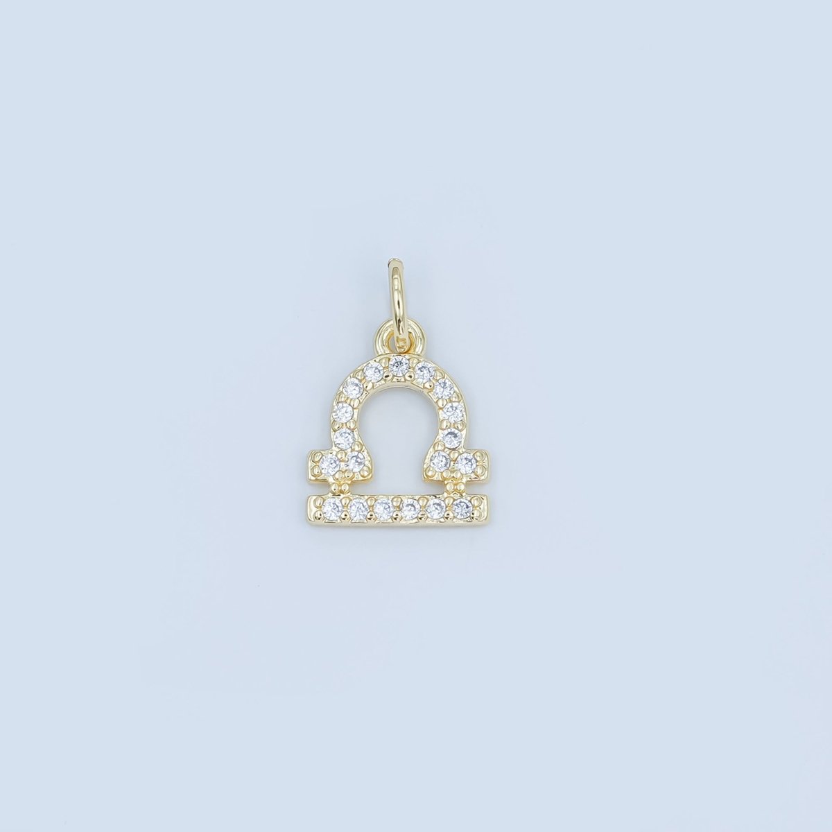 24K Gold Filled Micro Paved CZ Zodiac Sign Charm | A1313 - A1318 - DLUXCA