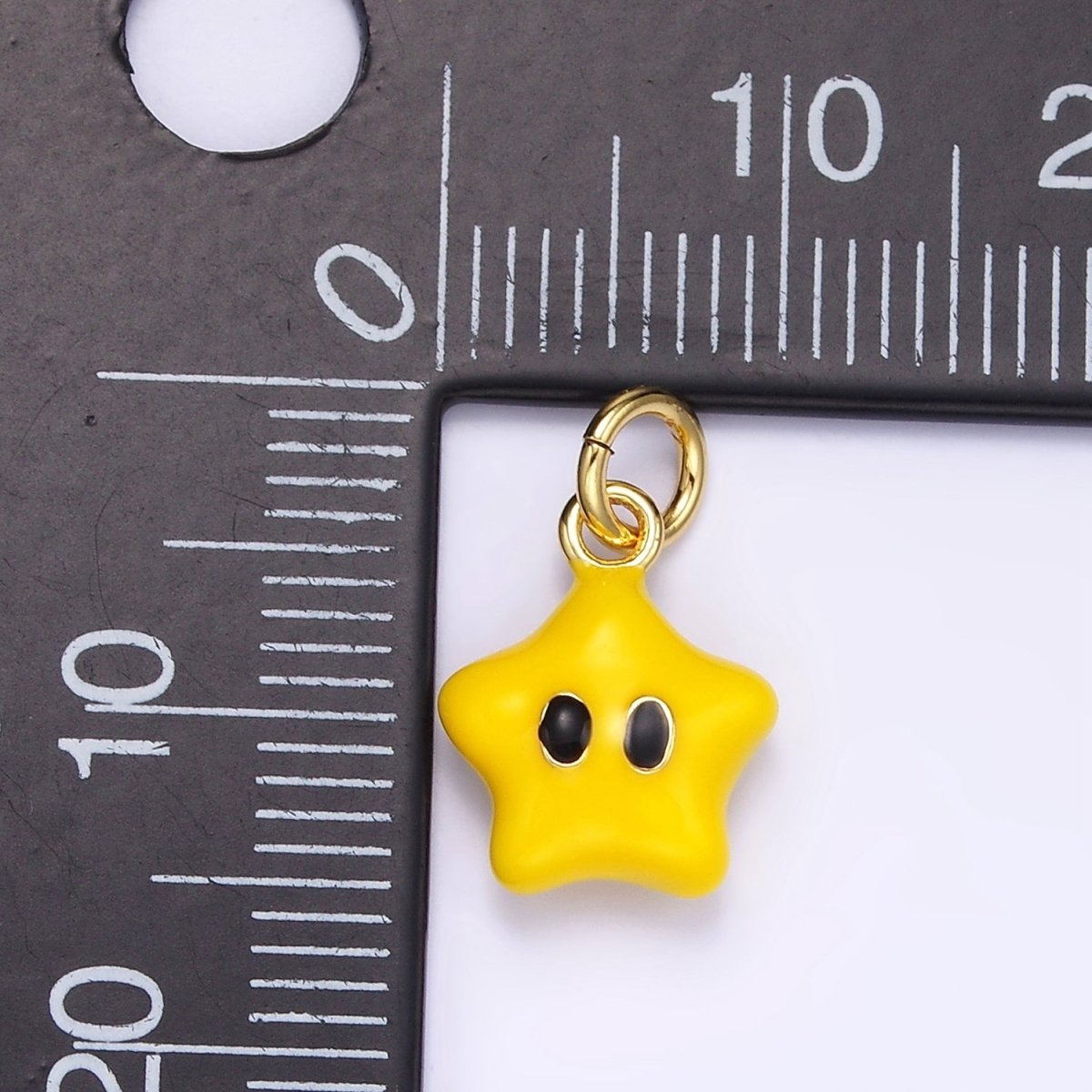 24K Gold Filled Mini Celestial Star Charm | C700 - DLUXCA