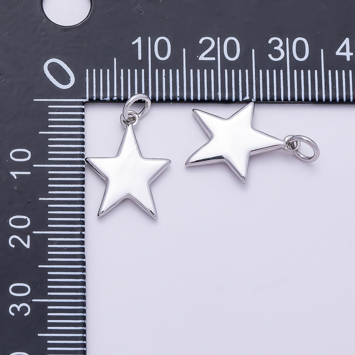 24K Gold Filled Mini Star Charms Double Sided charm for Necklace Earring Bracelet Jewelry Making Supply Celestial Jewelry D-439 - DLUXCA