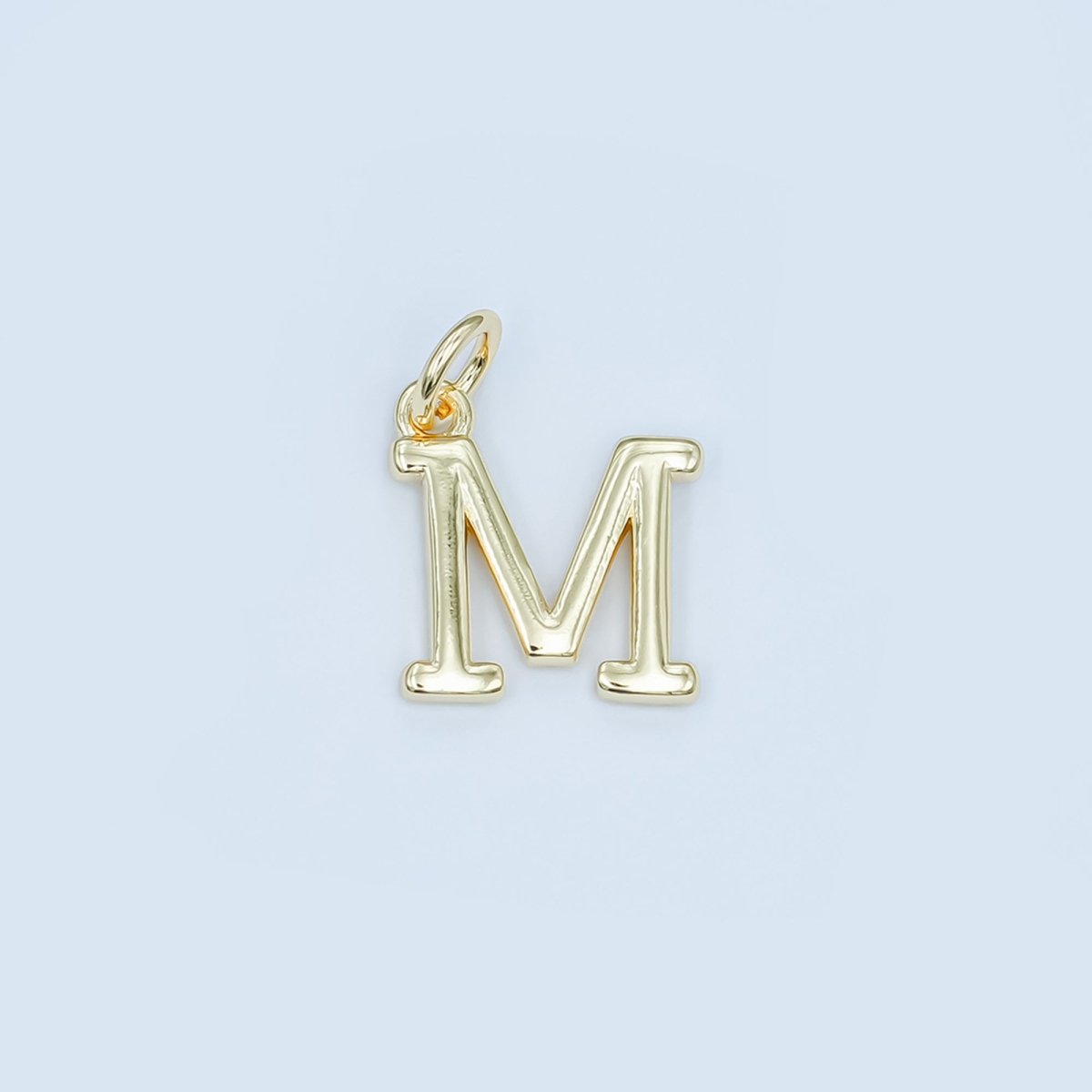 24K Gold Filled Minimalist Initial Letter Charm | A043 - A055 - DLUXCA