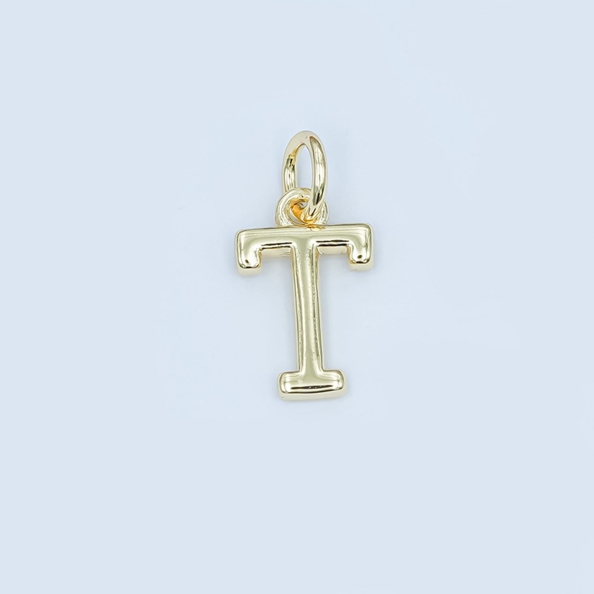 24K Gold Filled Minimalist Initial Letter Charm | A043 - A055 - DLUXCA