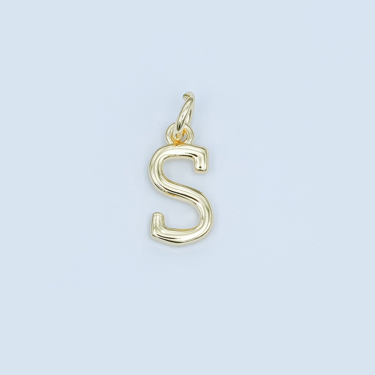 24K Gold Filled Minimalist Initial Letter Charm | A043 - A055 - DLUXCA