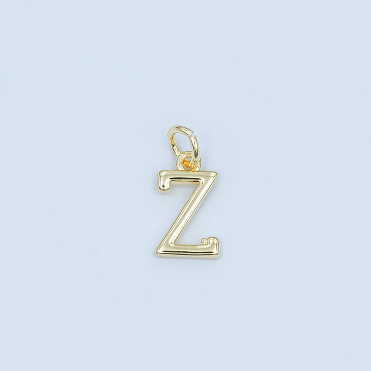 24K Gold Filled Minimalist Initial Letter Charm | A043 - A055 - DLUXCA