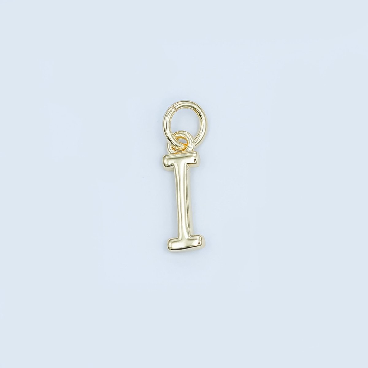 24K Gold Filled Minimalist Initial Letter Charm | A043 - A055 - DLUXCA