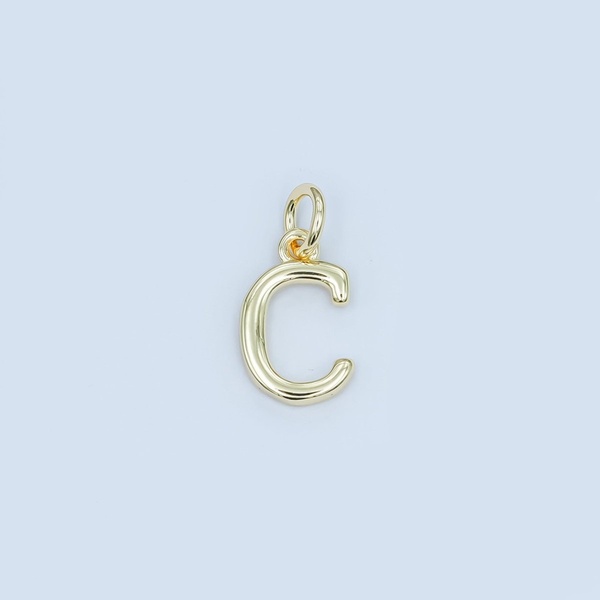 24K Gold Filled Minimalist Initial Letter Charm | A043 - A055 - DLUXCA
