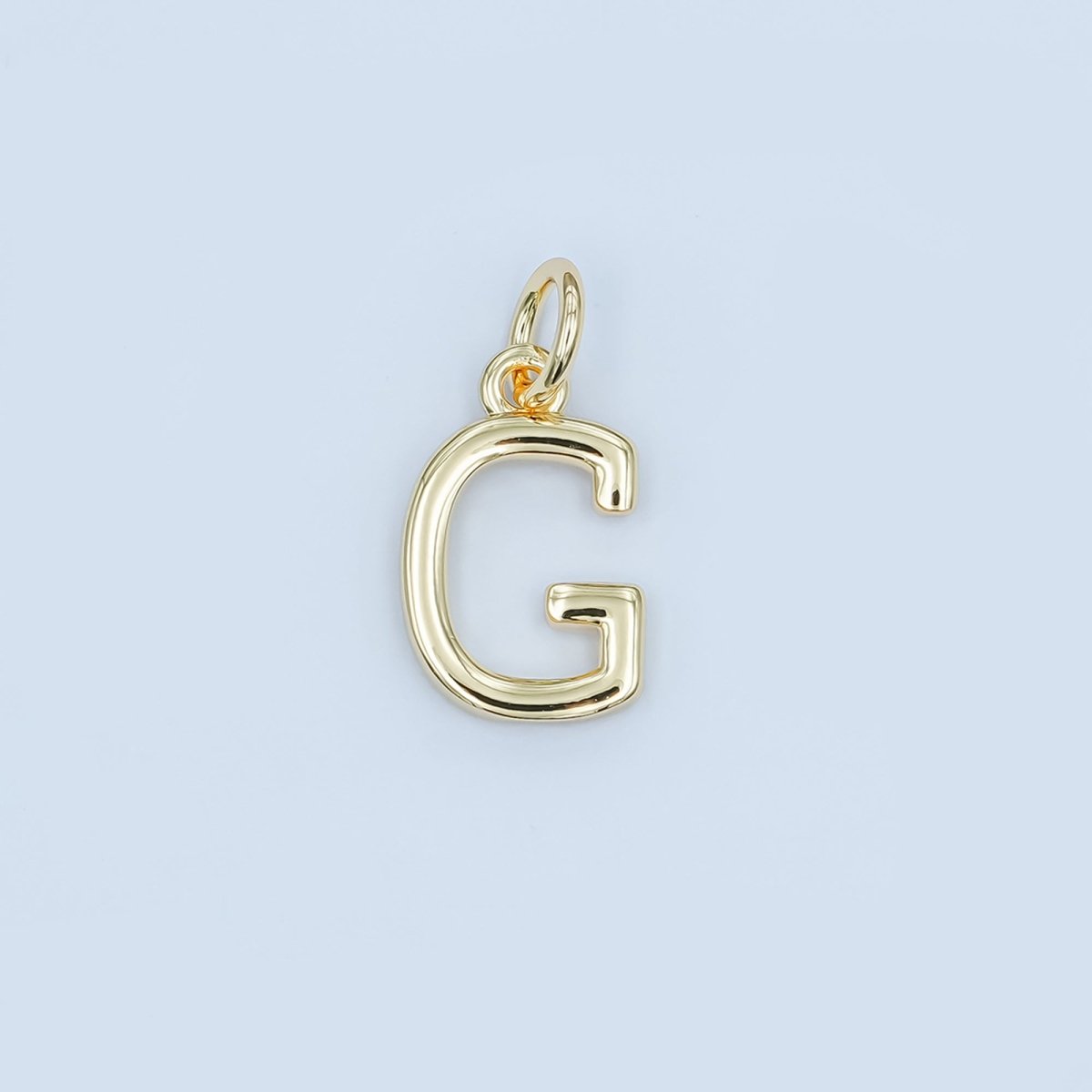 24K Gold Filled Minimalist Initial Letter Charm | A043 - A055 - DLUXCA