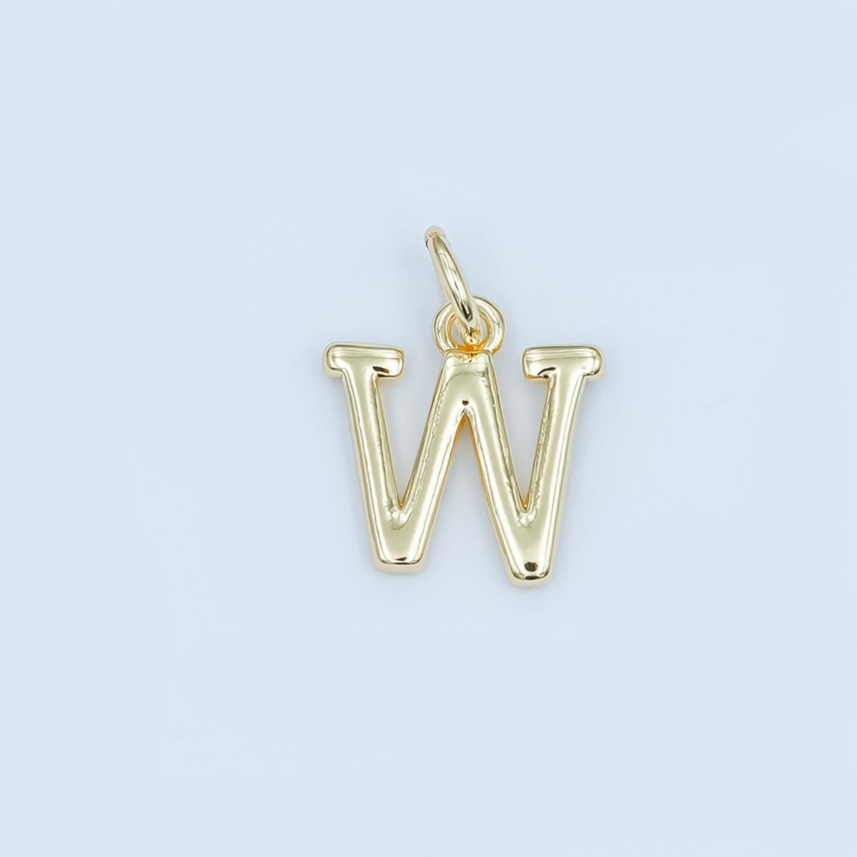 24K Gold Filled Minimalist Initial Letter Charm | A043 - A055 - DLUXCA