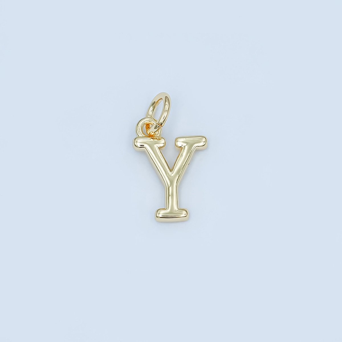 24K Gold Filled Minimalist Initial Letter Charm | A043 - A055 - DLUXCA