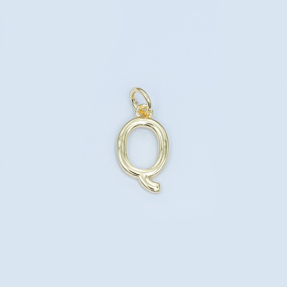 24K Gold Filled Minimalist Initial Letter Charm | A043 - A055 - DLUXCA