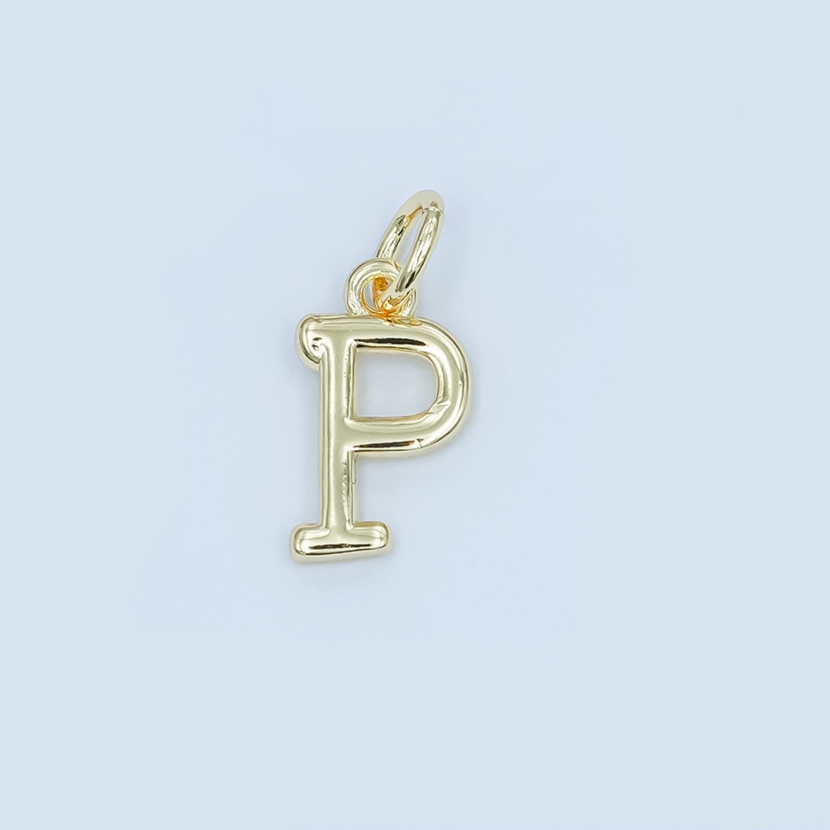 24K Gold Filled Minimalist Initial Letter Charm | A043 - A055 - DLUXCA