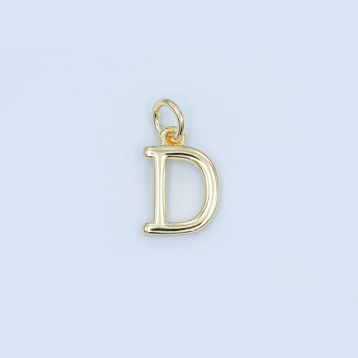 24K Gold Filled Minimalist Initial Letter Charm | A043 - A055 - DLUXCA