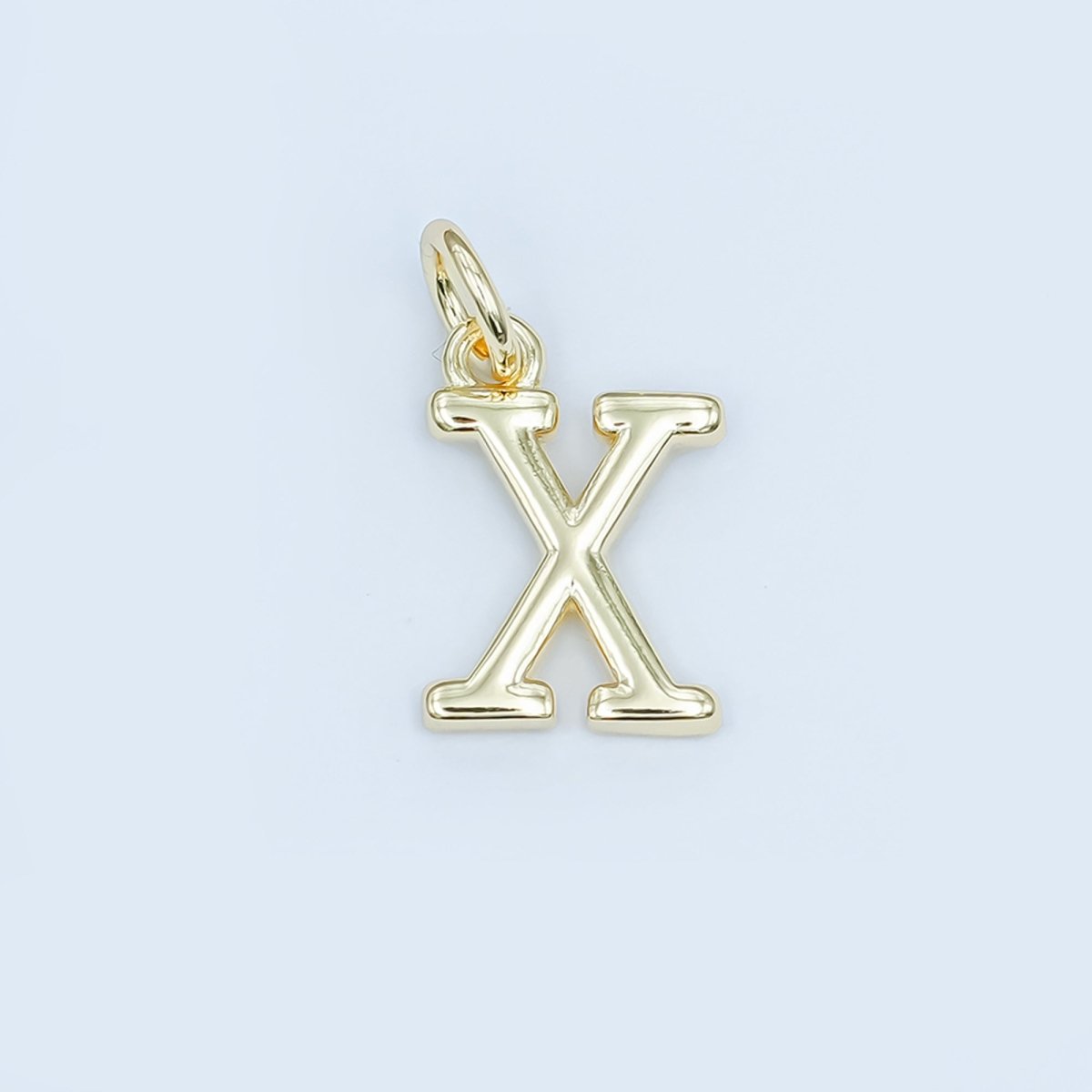 24K Gold Filled Minimalist Initial Letter Charm | A043 - A055 - DLUXCA