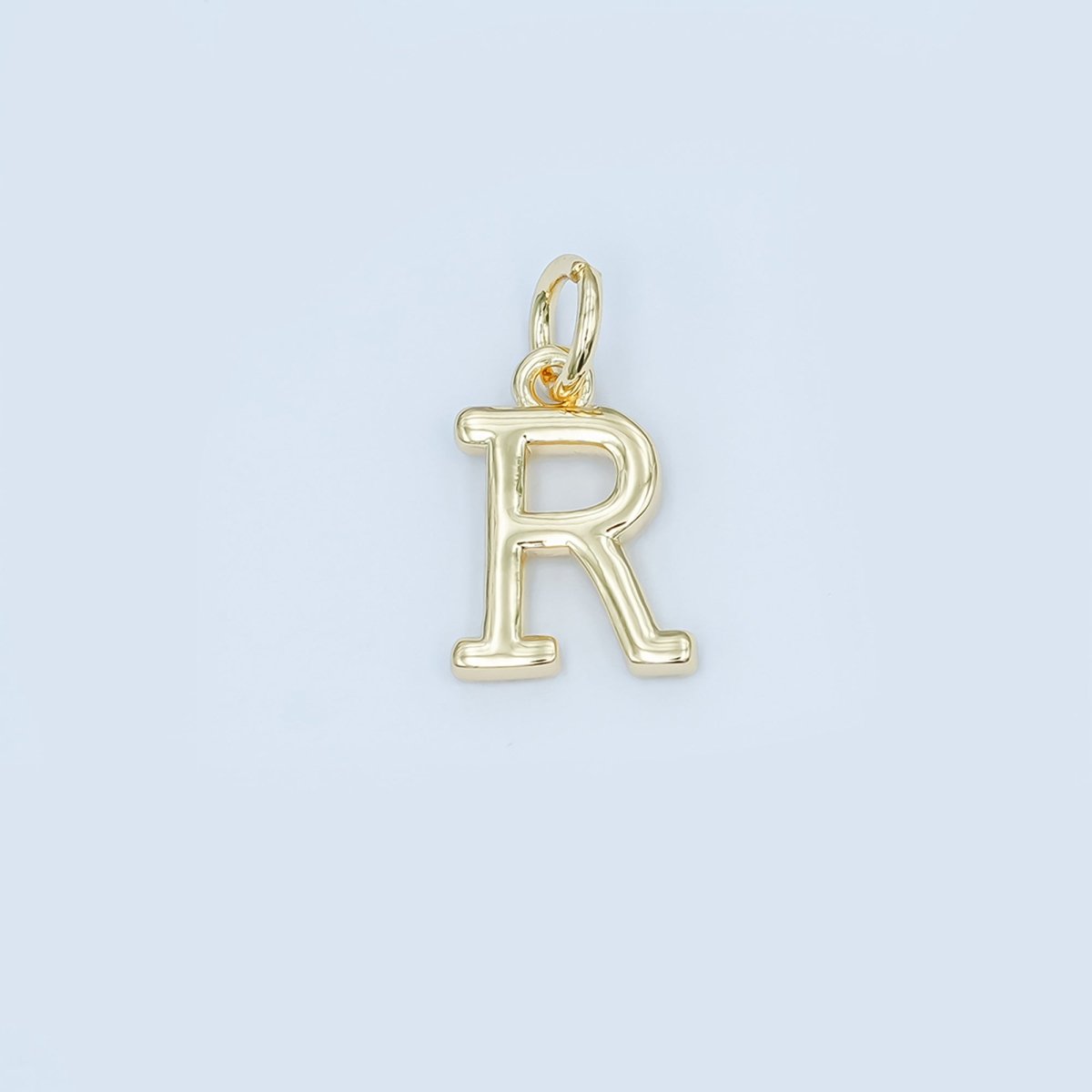 24K Gold Filled Minimalist Initial Letter Charm | A043 - A055 - DLUXCA