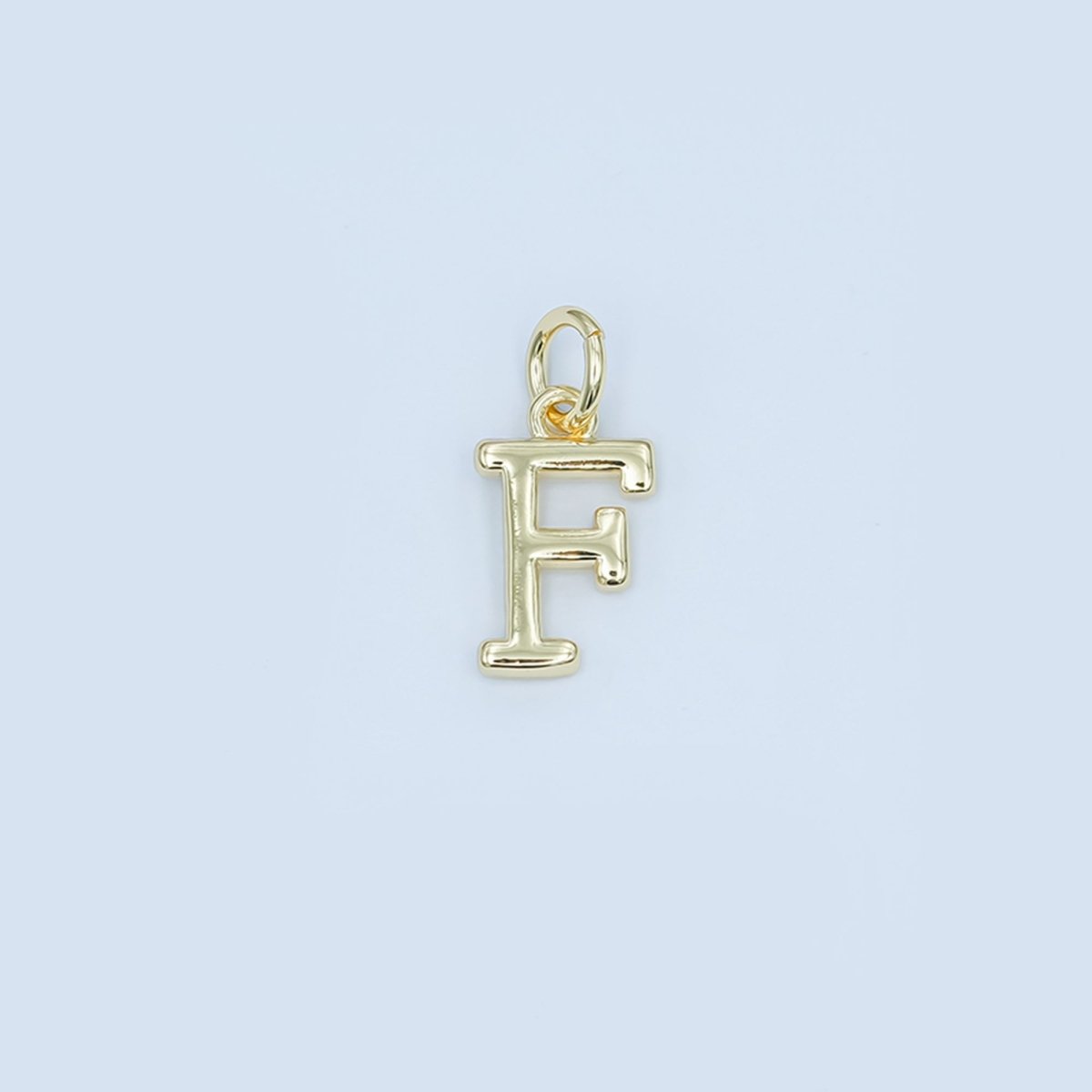 24K Gold Filled Minimalist Initial Letter Charm | A043 - A055 - DLUXCA