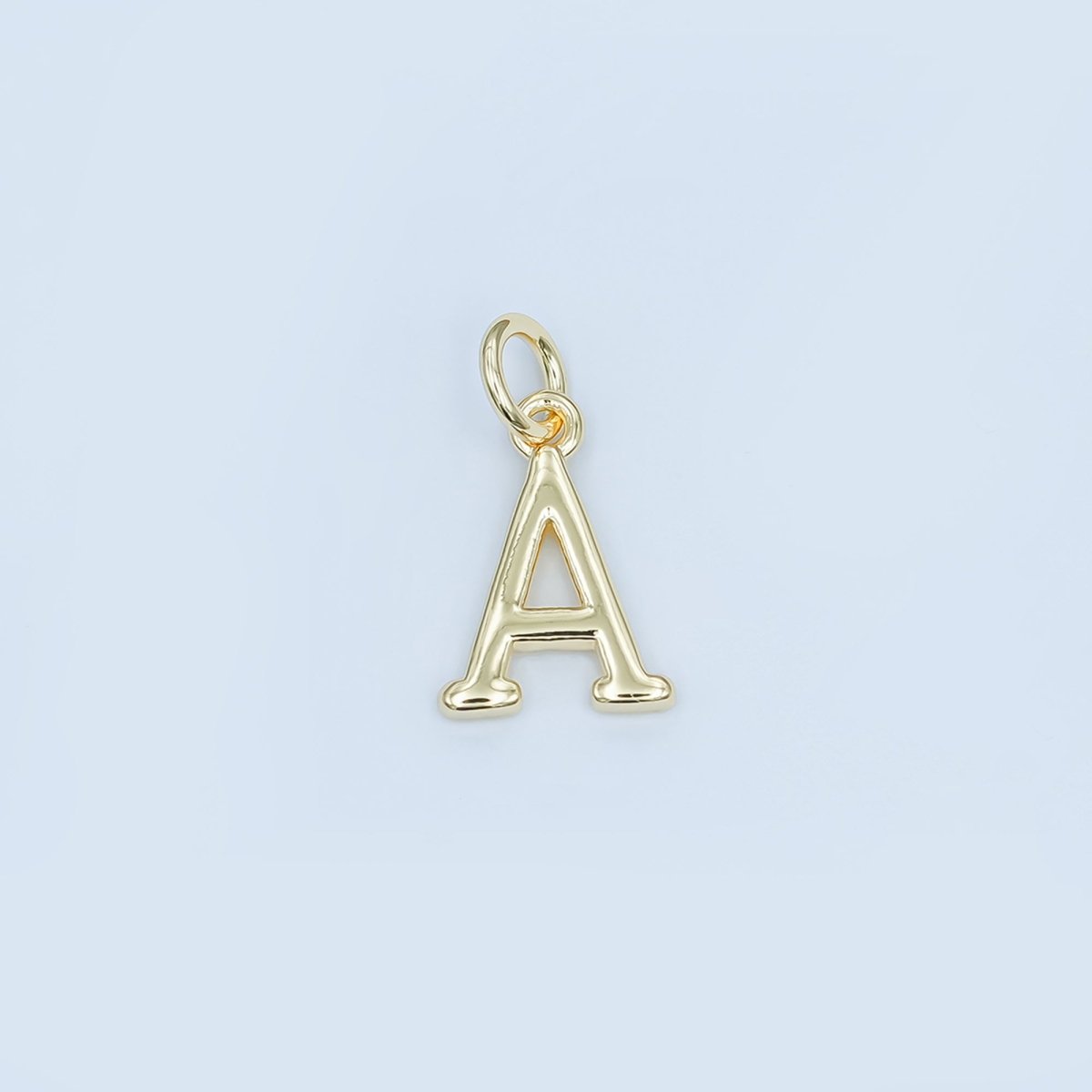 24K Gold Filled Minimalist Initial Letter Charm | A043 - A055 - DLUXCA
