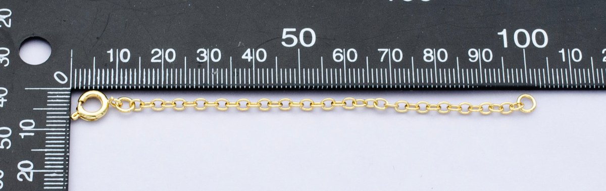 24K Gold Filled Minimalist Spring Ring Clasps Closure Finding | Z1106 - DLUXCA