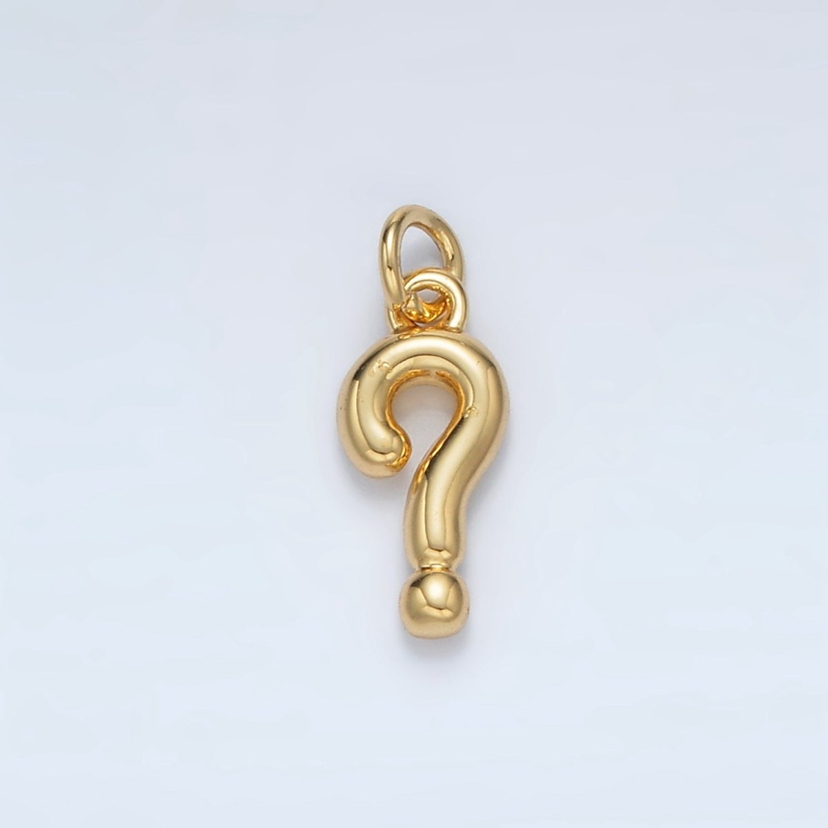 24K Gold Filled "?" Question Mark Minimalist Charm | AC168 - DLUXCA