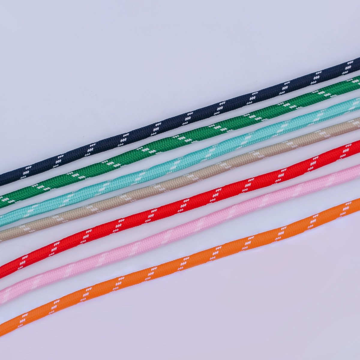 24K Gold Filled Red, Pink, Blue, Green, Beige, Teal Cord Chain Necklace | WA - 3061 ~ WA - 3066 - DLUXCA