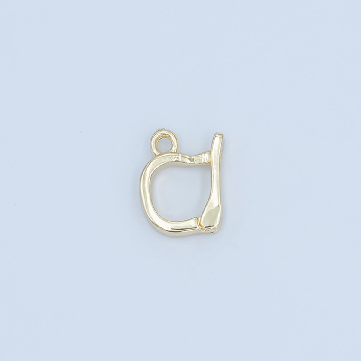 24K Gold Snap Bail Minimalist Finding in Gold & Silver | Z1138 - DLUXCA