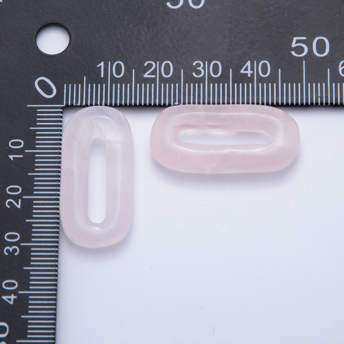 30mm Natural Gemstone Oval Oblong Link Finding | Z1204 - Z1210 - DLUXCA