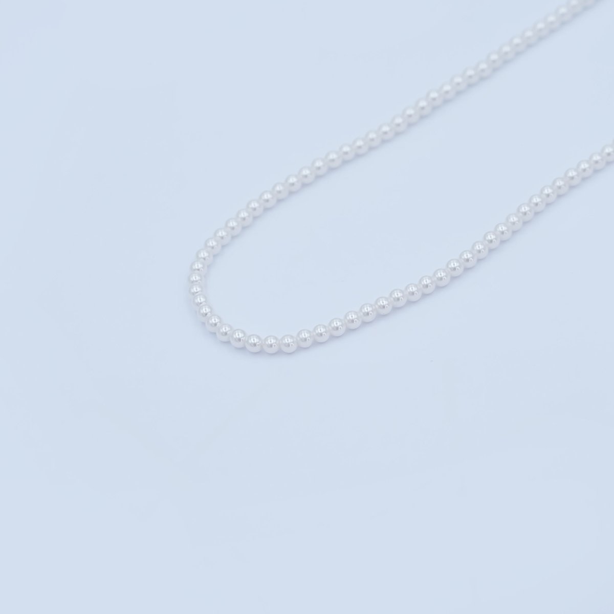 3mm Round White, Purple, Pink Shell Pearl Strand | WA - 2986 ~ WA - 3010 - DLUXCA