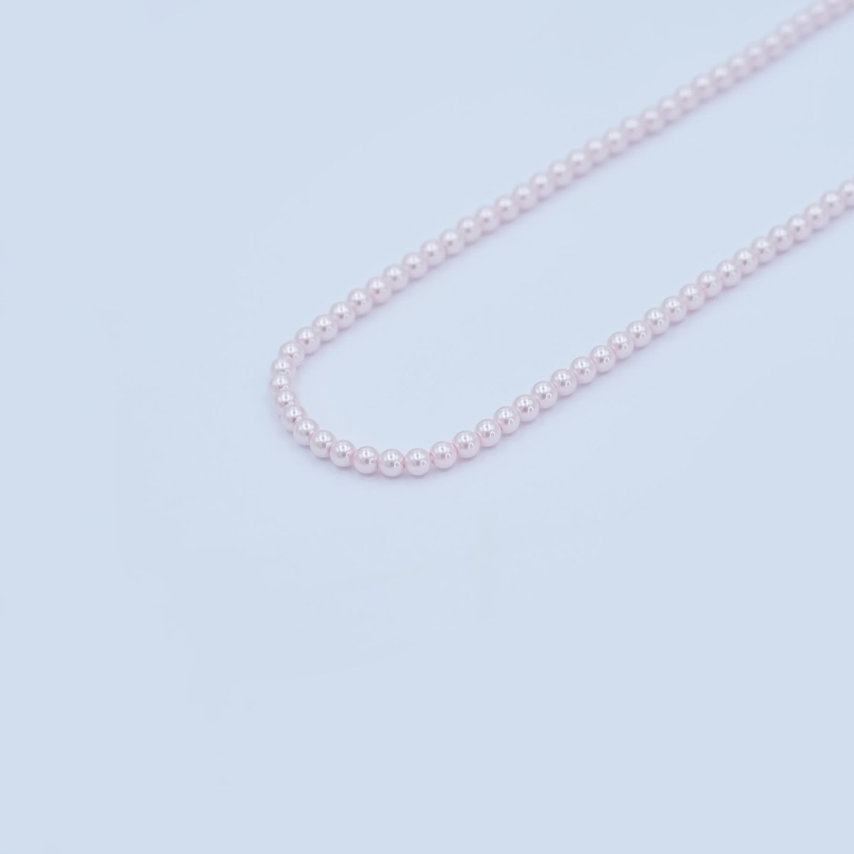 3mm Round White, Purple, Pink Shell Pearl Strand | WA - 2986 ~ WA - 3010 - DLUXCA