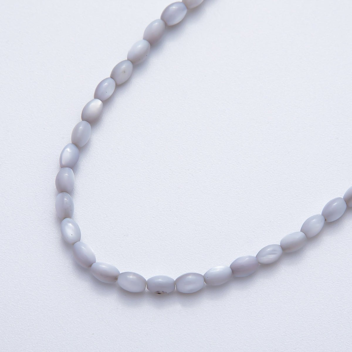 4.3mm Blue, Grey Horse Conch Shell Pearl Dyed Beads Strands | WA - 3495 WA - 3496 - DLUXCA